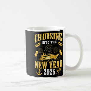 Cruising Into The New Year 2026 New Year Eve Famil Coffee Mug