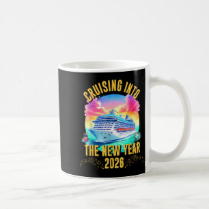 Cruising Into The New Year 2026 Ocean Lover Coffee Mug