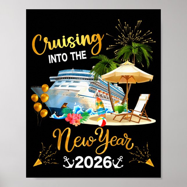 Cruising Into The New Year 2026  Poster (Front)