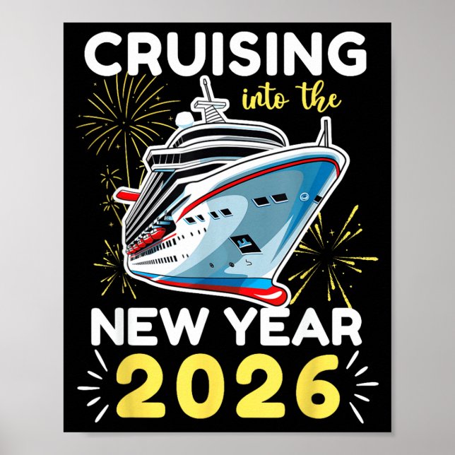Cruising Into The New Year 2026  Poster (Front)