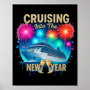 Cruising Into The New Year 2026 Sunset Cruise Vaca Poster