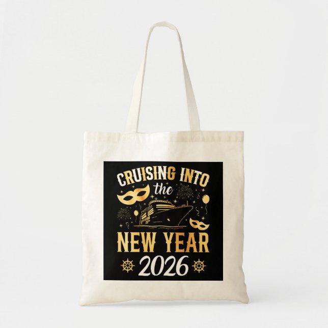 Cruising into the New Year 2026 Tote Bag (Front)