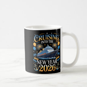 Cruising Into The New Year 2026 Vacation Design Coffee Mug