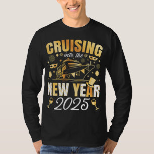 Cruising Into the New Year Cruise 2025 Men LS T-Shirt
