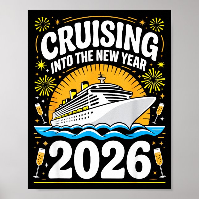Cruising Into The New Years Eve 2026 Family Matchi Poster (Front)