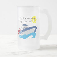 Cruising Life Frosted Glass Mug