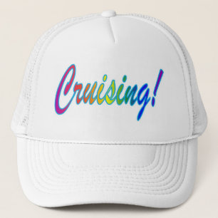 Cruising Multicolor on white Trucker Hat