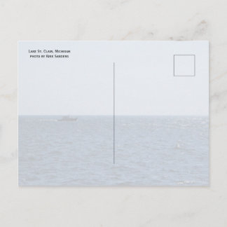 Cruising on Lake St. Clair Postcard