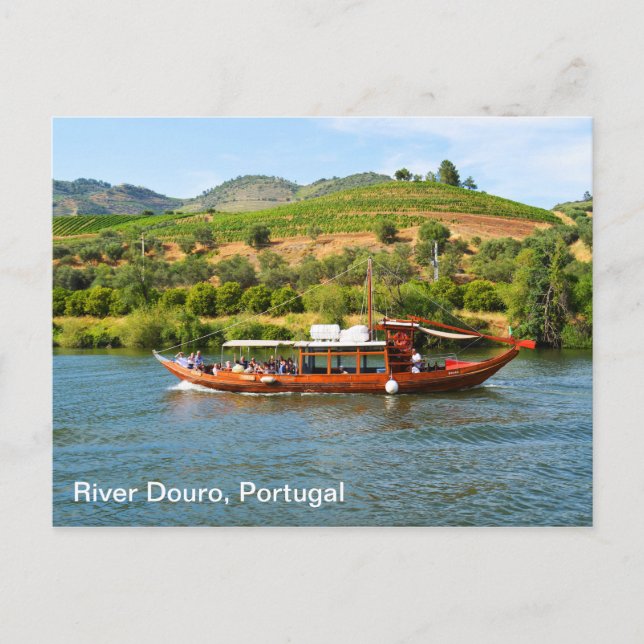 Cruising on the river Douro, Portugal Postcard (Front)