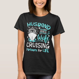 Cruising partners cruise ship vacation husband wif T-Shirt