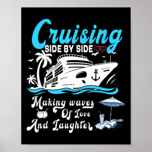 Cruising Side By Side Couple Cruise Summer Poster