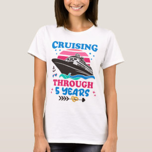 Cruising Through 5 Years Wedding T-Shirt
