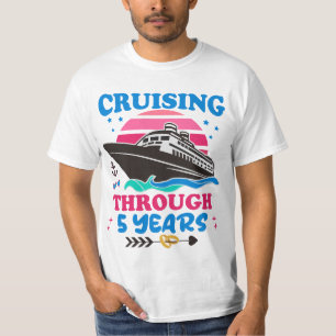 Cruising Through 5 Years Wedding T-Shirt