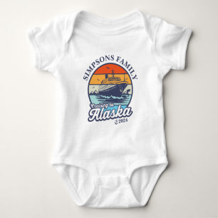 Cruising to Alaska Custom Family Matching Group  Baby Bodysuit