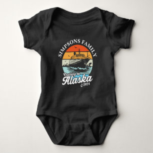 Cruising to Alaska Custom Family Matching Group Baby Bodysuit