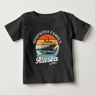 Cruising to Alaska Custom Family Matching Group Baby T-Shirt