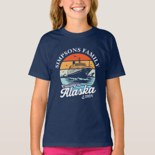 Cruising to Alaska Custom Family Matching Group  T-Shirt