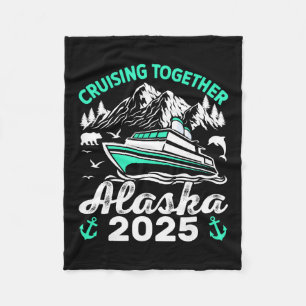 Cruising Together Alaska 2025 Alaska 2025 Family M Fleece Blanket