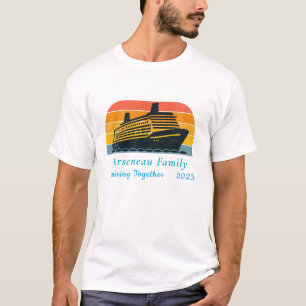 Cruising Together Family Vacation Personalize T-Shirt