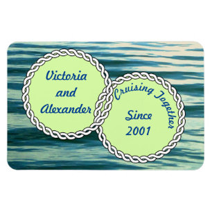 Cruising Together Since 2 Stateroom Door Marker Magnet