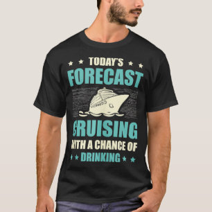 Cruising With A Chance Of Drinking Travel Summer V T-Shirt