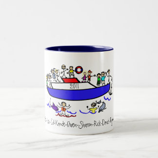 Cruising with the family Two-Tone coffee mug