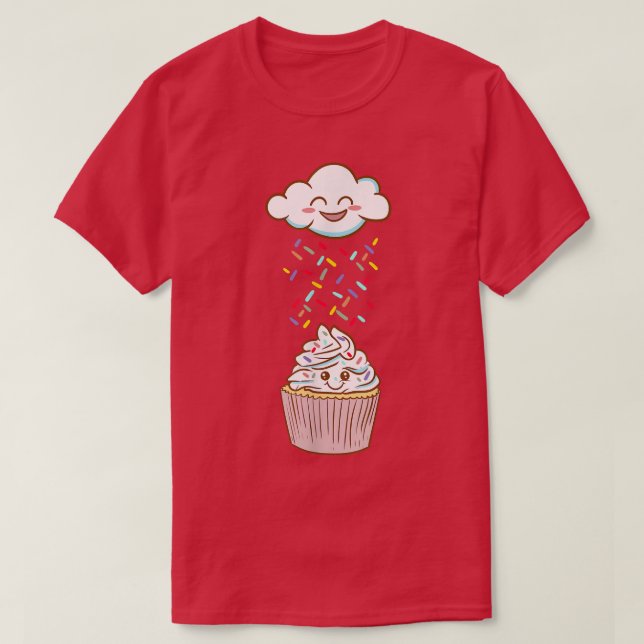 Crumble Cloud - Funny - Baking Lover Cupcake 1244 T-Shirt (Design Front)