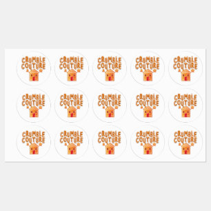 Crumble Couture Gingerbread Holiday Stickers