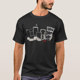 Crumbletown T-Shirt (white on black)