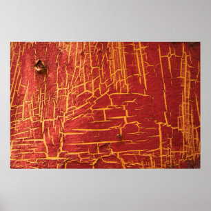 Crumbling old paint on a steel plate. abstract, ag poster