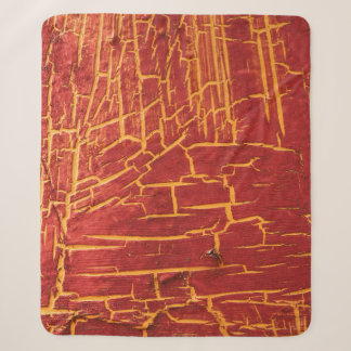 Crumbling old paint on a steel plate. abstract, ag sherpa blanket