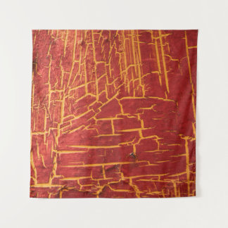 Crumbling old paint on a steel plate. abstract, ag tapestry