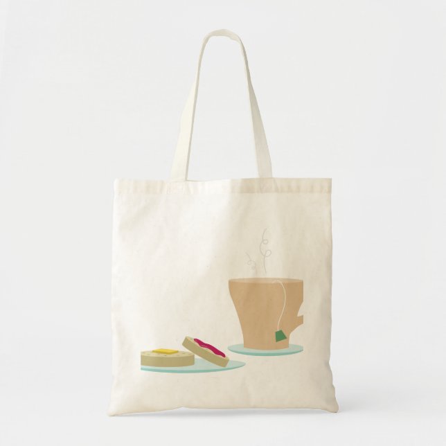 Crumpets & Tea Tote Bag (Front)