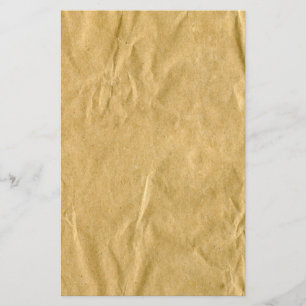 Crumpled Cardboard Texture Stationery