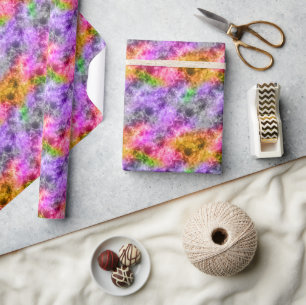 Crumpled Exotic Texture Wrapping Paper