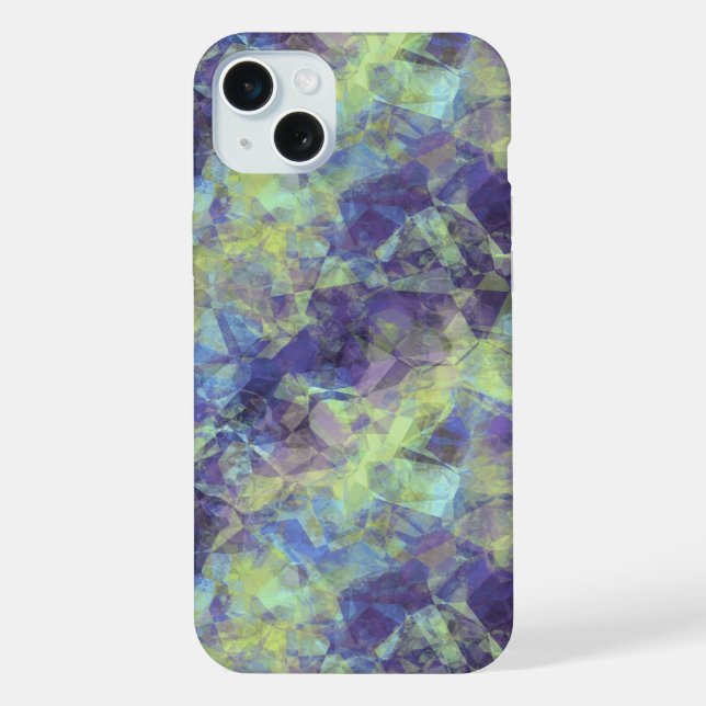Crumpled Lavender Texture iPhone Case (Back)