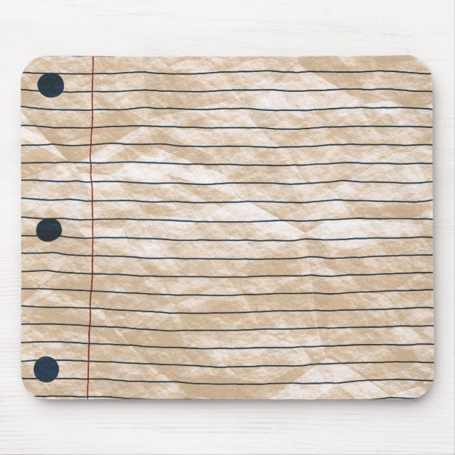 Crumpled Notepaper Mousepad (Front)