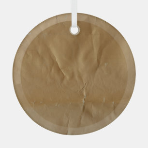 Crumpled red paper: grungy background. glass tree decoration