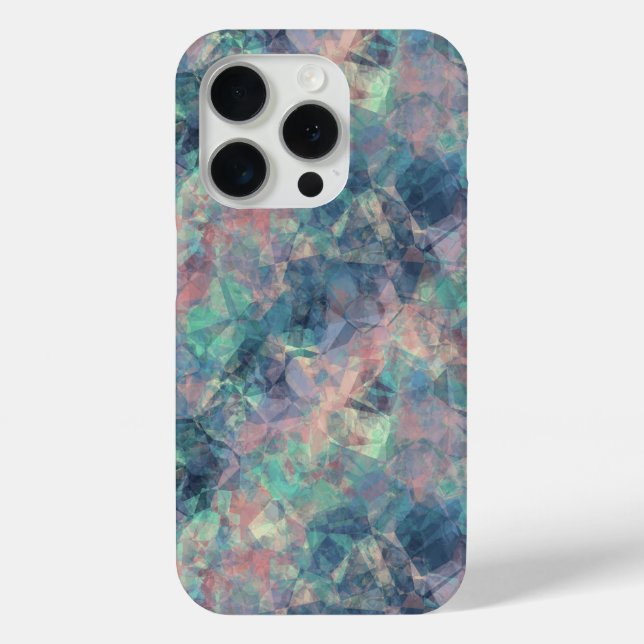 Crumpled Sunset Blue Texture Case-Mate iPhone Case (Back)