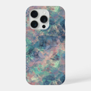 Crumpled Sunset Blue Texture iPhone 15 Pro Case