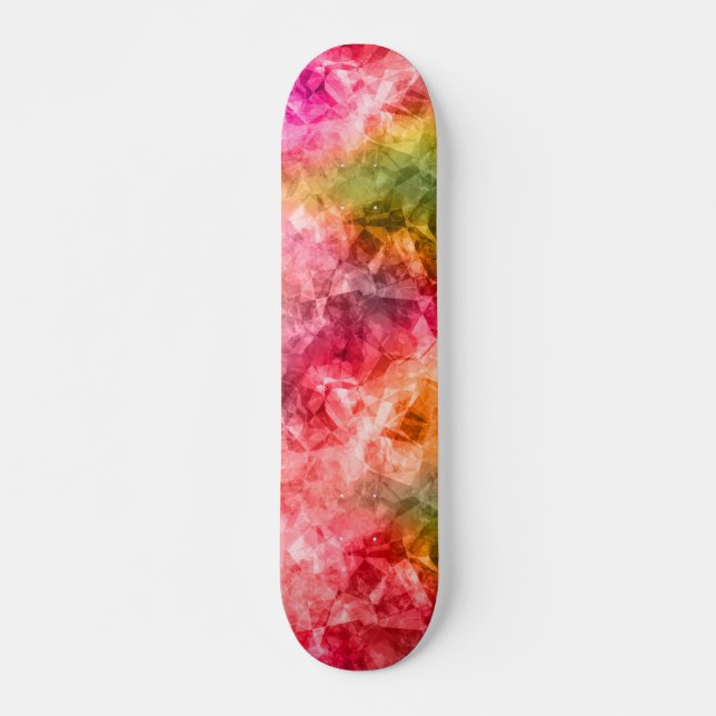 Crumpled Tropical Texture Skateboard (Front)
