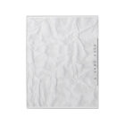 Crumpled white paper texture personalised name