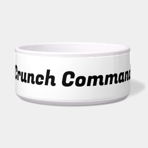 "Crunch Command" Dog Bowl