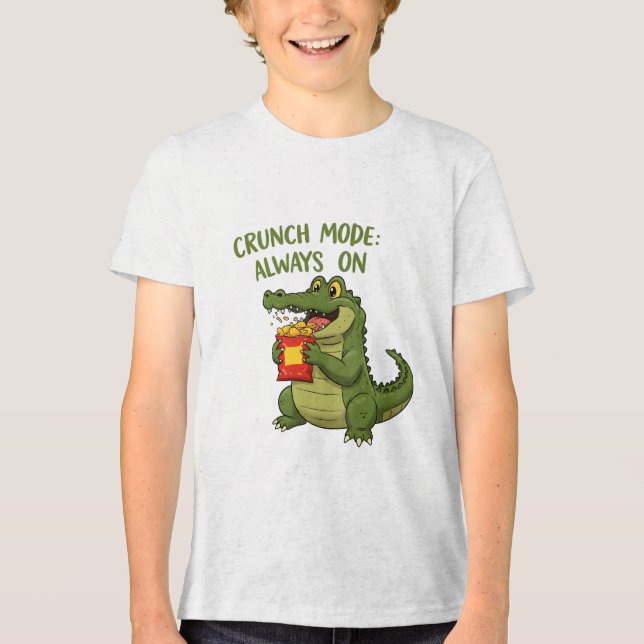 Crunch mode: Always on Tri-Blend Shirt (Front)