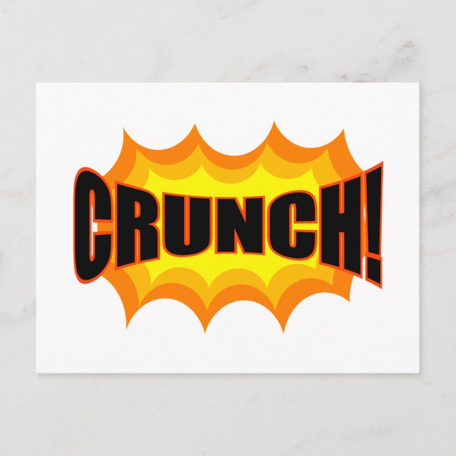 Crunch! Postcard (Front)