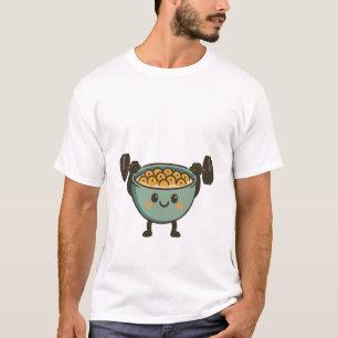 Crunch Time- Funny Cereal Gym Workout T-Shirt