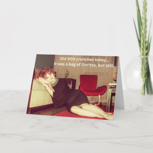 Crunches Note Card (Front)