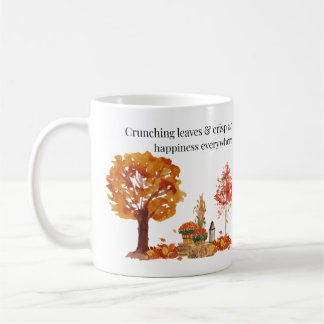 Crunching Leaves & Crisp Air Fall Mug – Autumn Mug