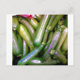 Crunchy Courgettes Postcard
