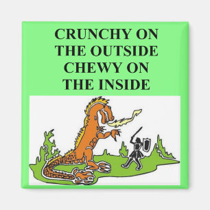 crunchy fantasy dragon magnet